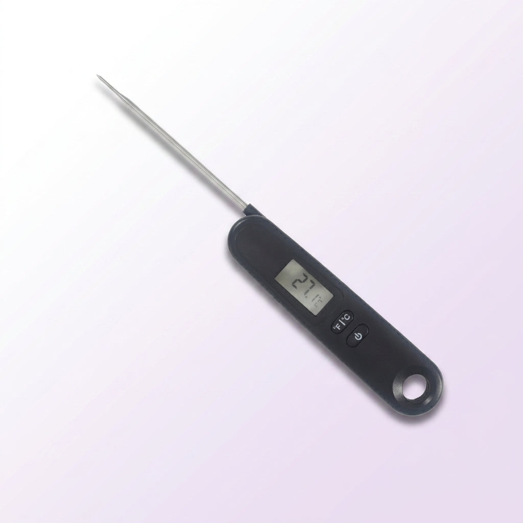 Instant Read Digital BBQ Thermometer - Ultra-Fast Precision Meat Probe with Backlit LCD for Grilling, Smoking and Kitchen Cooking