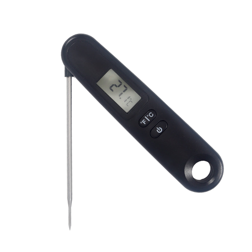 Instant Read Digital BBQ Thermometer - Ultra-Fast Precision Meat Probe with Backlit LCD for Grilling, Smoking and Kitchen Cooking