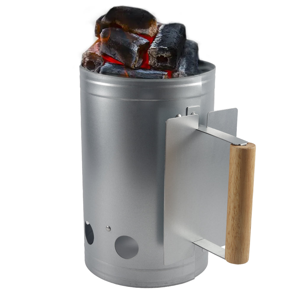Heavy-Duty Charcoal ChimneyStarter - 1.32mm Thick Galvanized Steel