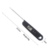 Instant Read Digital BBQ Thermometer - Ultra-Fast Precision Meat Probe with Backlit LCD for Grilling, Smoking and Kitchen Cooking