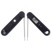 Instant Read Digital BBQ Thermometer - Ultra-Fast Precision Meat Probe with Backlit LCD for Grilling, Smoking and Kitchen Cooking