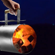 Heavy-Duty Charcoal ChimneyStarter - 1.32mm Thick Galvanized Steel