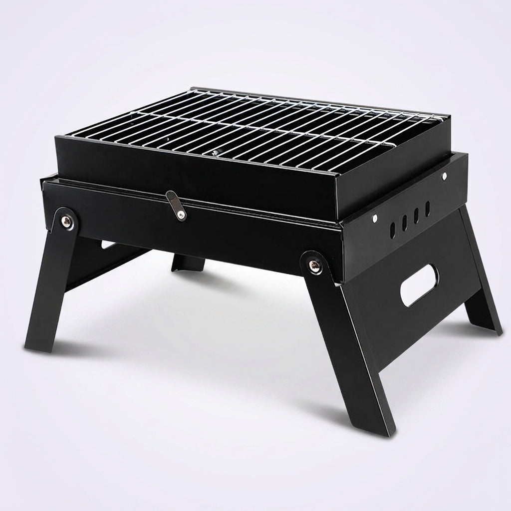 FeetonBBQ Mini Portable Folding Charcoal Grill for Camping
