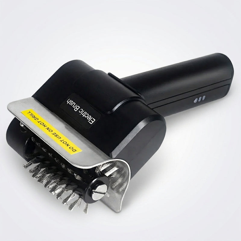 FeetonBBQ Electric Barbecue Brush with Stainless Steel Bristles