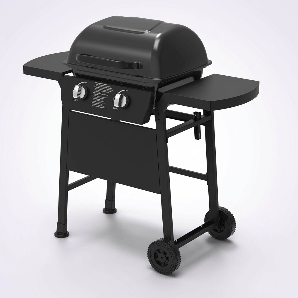 FeetonBBQ Professional 2-Burner Propane Gas Grill Station