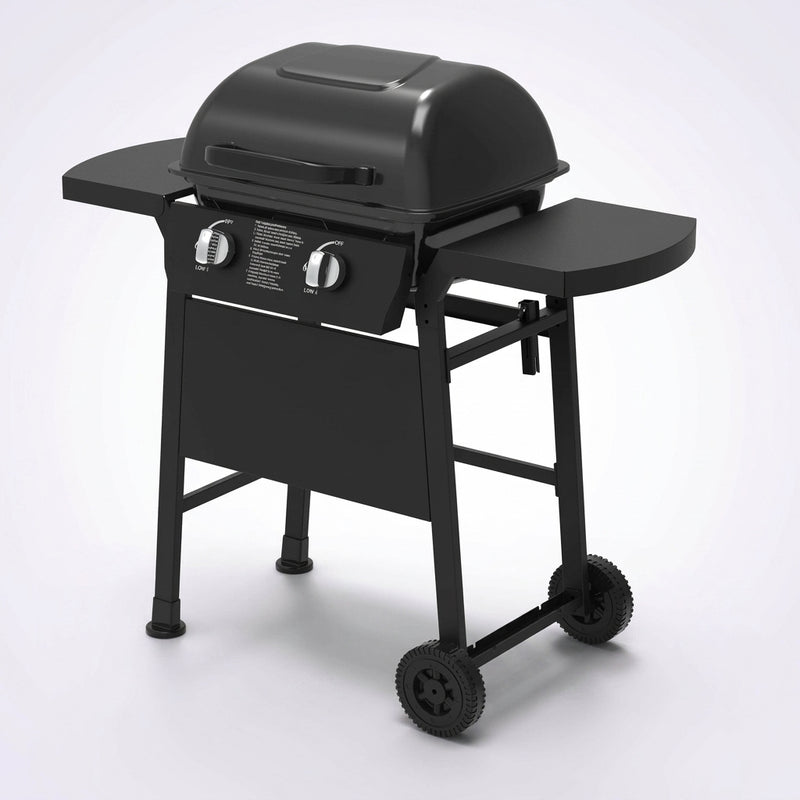 FeetonBBQ Professional 2-Burner Propane Gas Grill Station