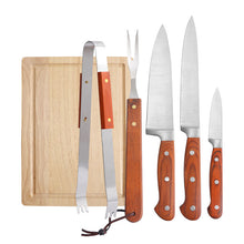 Portable Camp Kitchen Knife & Cutting Board Set (9-Piece Kit）