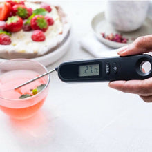 Instant Read Digital BBQ Thermometer - Ultra-Fast Precision Meat Probe with Backlit LCD for Grilling, Smoking and Kitchen Cooking