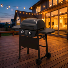 FeetonBBQ Professional 2-Burner Propane Gas Grill Station