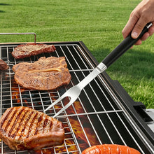 FeetonBBQ Core Series: 2pc Professional BBQ Tool Set - Stainless Steel Spatula & Carving Fork with Ergonomic Soft-Touch Handles