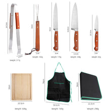 Portable Camp Kitchen Knife & Cutting Board Set (9-Piece Kit）