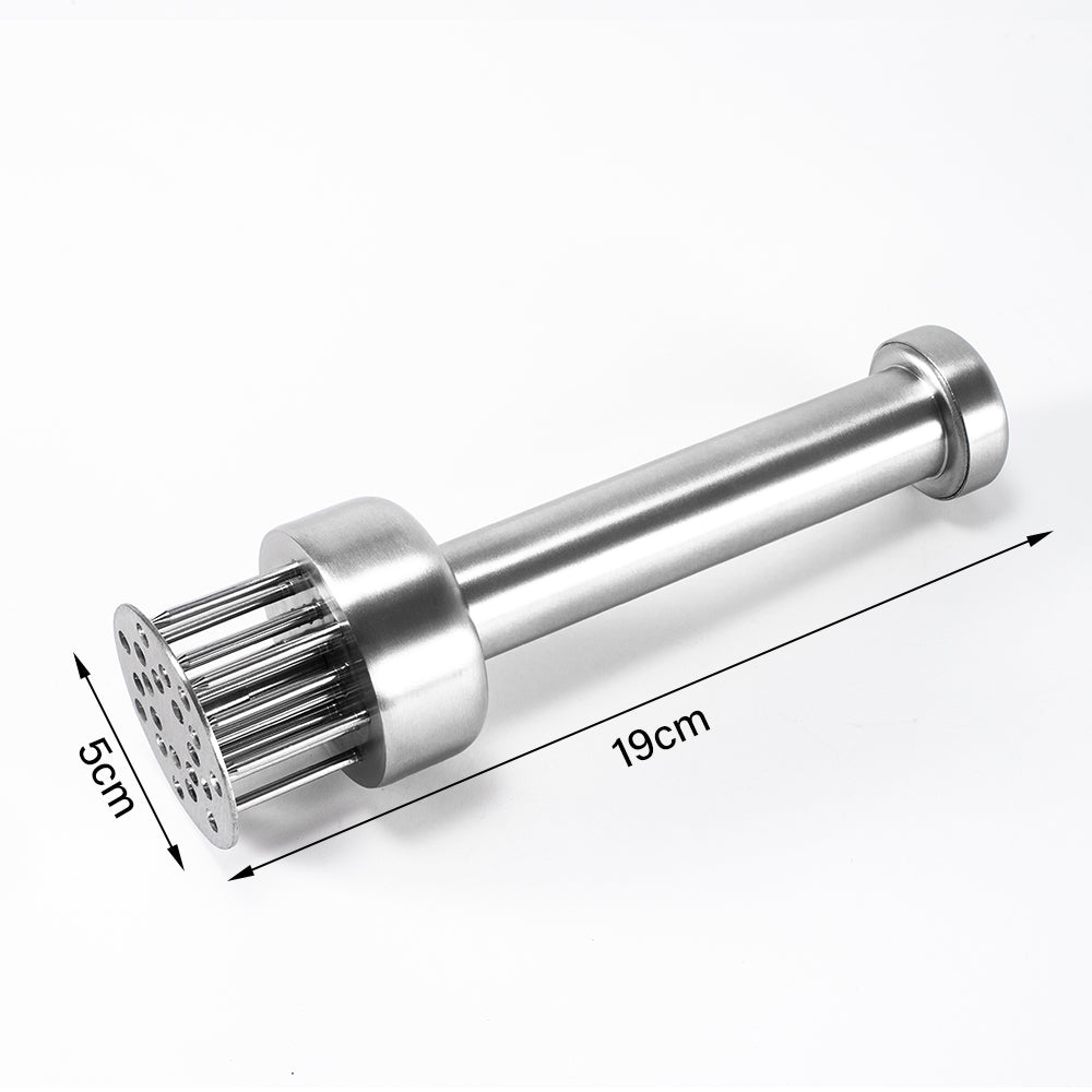 Professional 304 Stainless Steel Meat Tenderizer - 21 Heavy-Duty Needles for Steak, Poultry, and BBQ