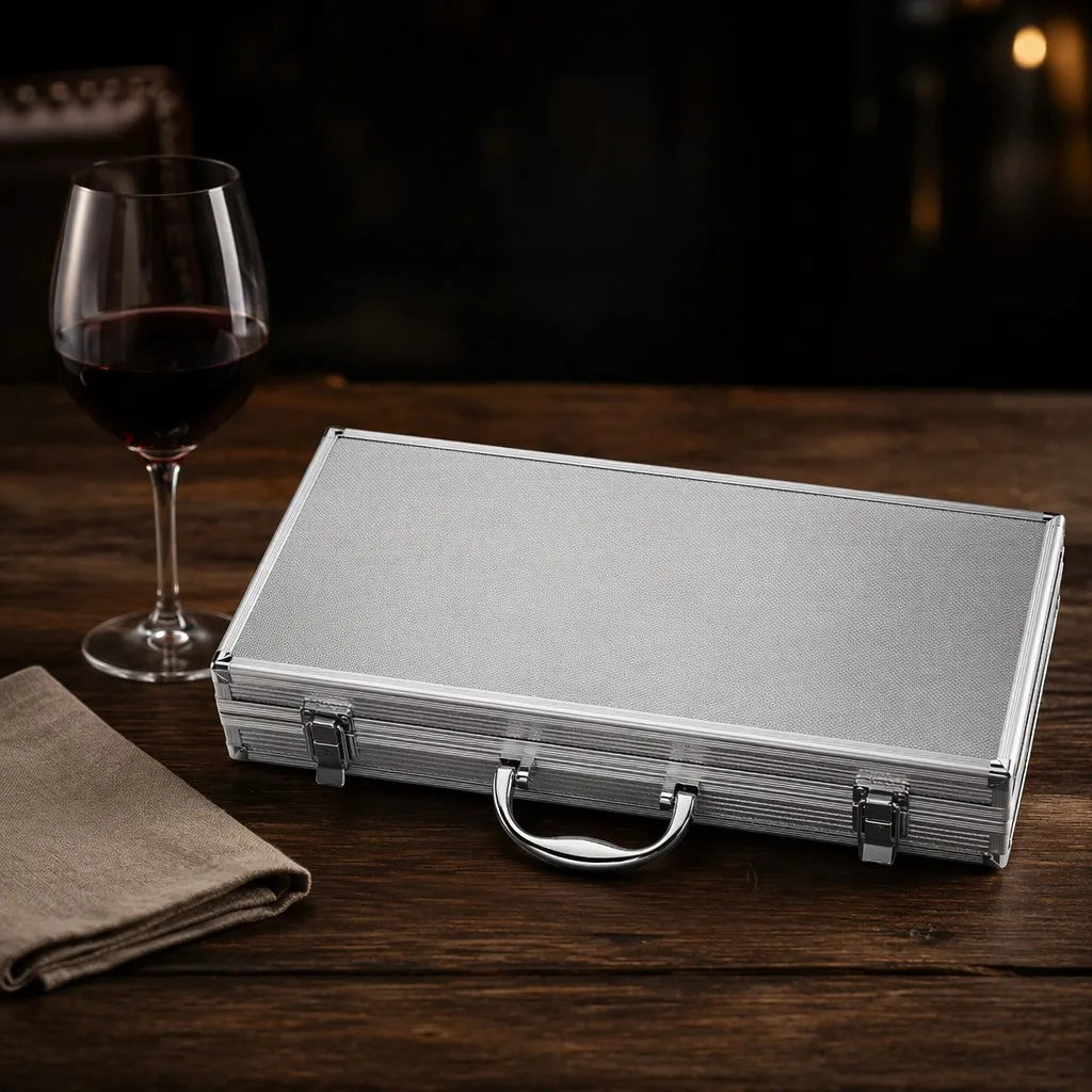 Premium BBQ Tool Set in Aluminum Case