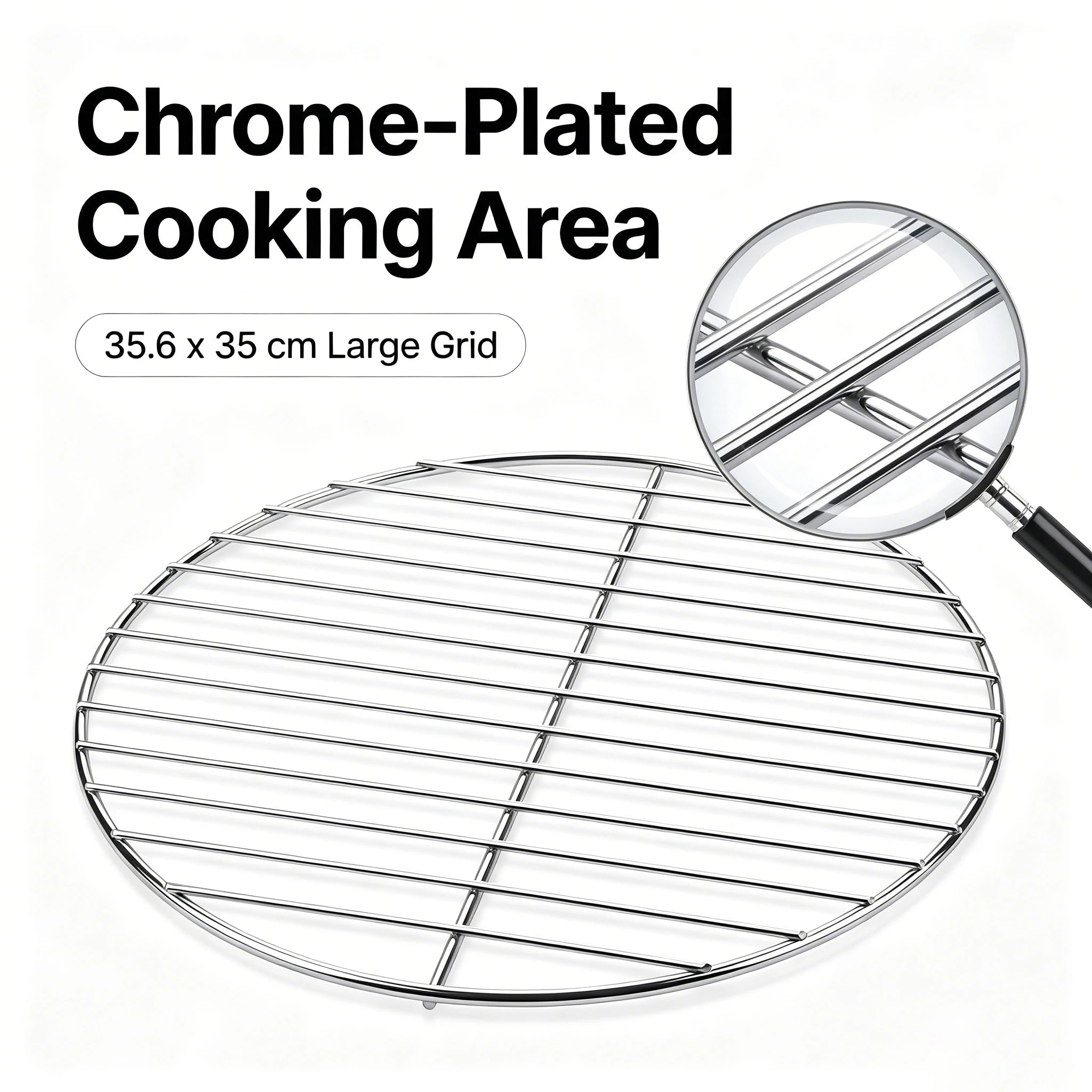 Portable XL Barrel Charcoal Grill - 14 Inch Tabletop BBQ for Camping & Patio | FeetonBBQ