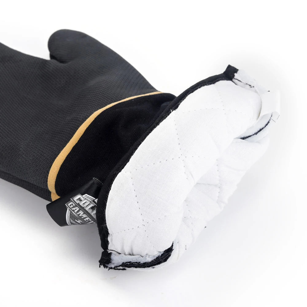 Professional Heat Resistant Oven Mitts - Silicone & Linen Non-Slip BBQ Gloves | FeetonBBQ