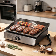 Portable Propane Gas Griddle - 17 Inch Tabletop Grill for Outdoor Camping | FeetonBBQ