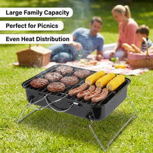 Portable Notebook Charcoal Grill - Compact Folding BBQ Grill for Camping & Tailgating | FeetonBBQ