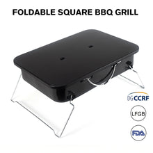 Portable Notebook Charcoal Grill - Compact Folding BBQ Grill for Camping & Tailgating | FeetonBBQ