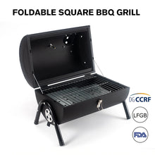 Portable Tilpa Barrel Charcoal Smoker - 2-in-1 Compact Tabletop BBQ Grill for Backyard & Camping | FeetonBBQ
