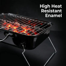 Portable Notebook Charcoal Grill - Compact Folding BBQ Grill for Camping & Tailgating | FeetonBBQ